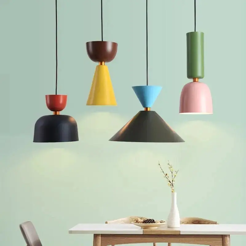 Lustres Luminaire Nordique Loft pour Chambre Café Salon Salle à Manger