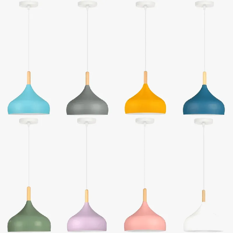 Luminaires suspendus Multicolores Nordiques pour Bar, Café et Restaurant.