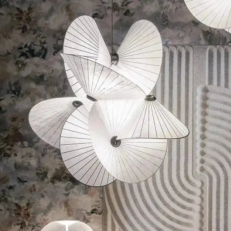 Lustre torsadé blanc design