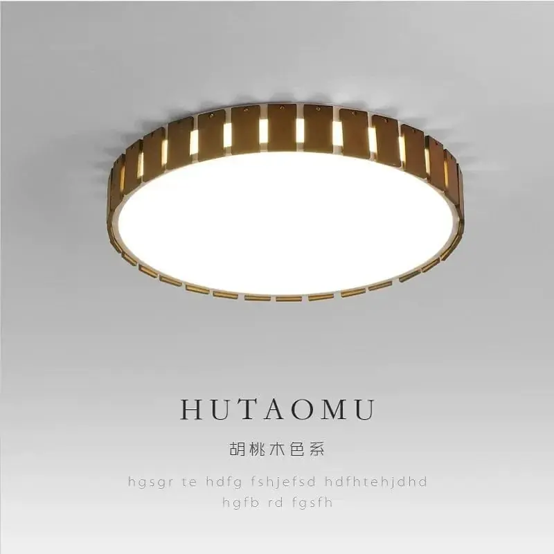 Plafonnier Tatami rond pour chambre principale : luminaires d'étude simples pour salon