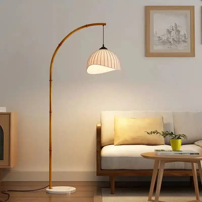 Lampe de chevet japonaise en bambou - Édition Zen