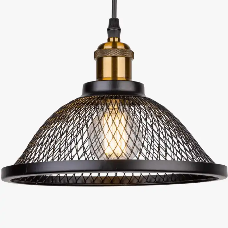 Lampe de Bar nordique lumière créative de luxe pour café décoration luminaire américain rétro - Lustre trois fer Art Restaurant