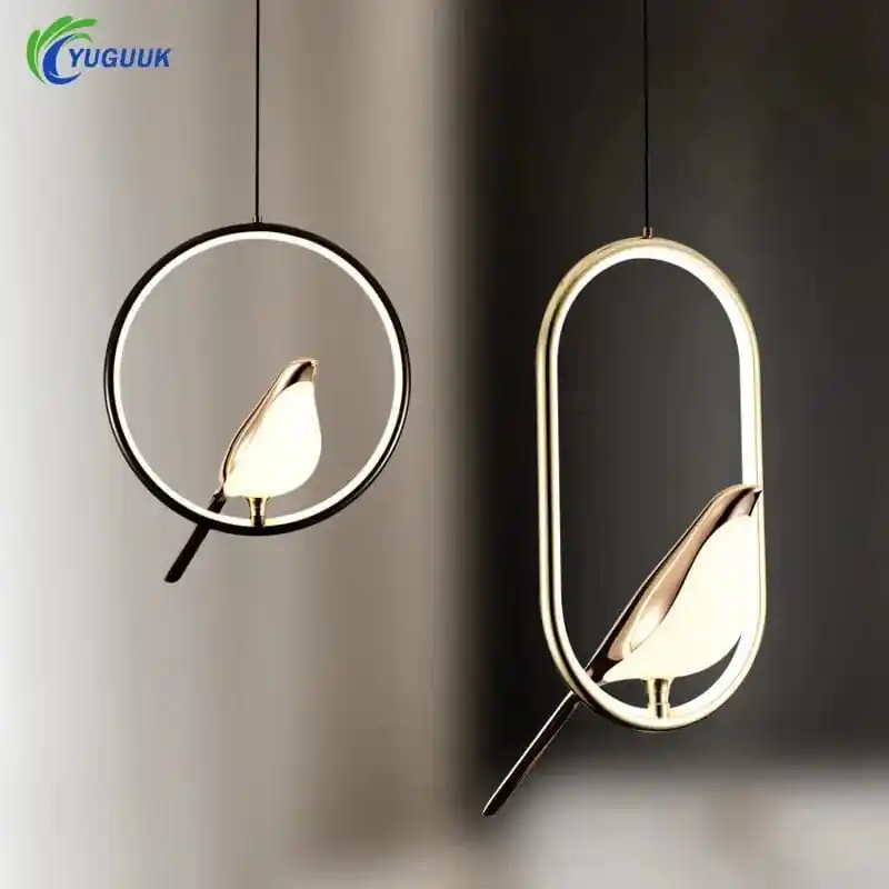 Suspension luminaire Nordique Créatif LED \\"Luxury Glow\\"
