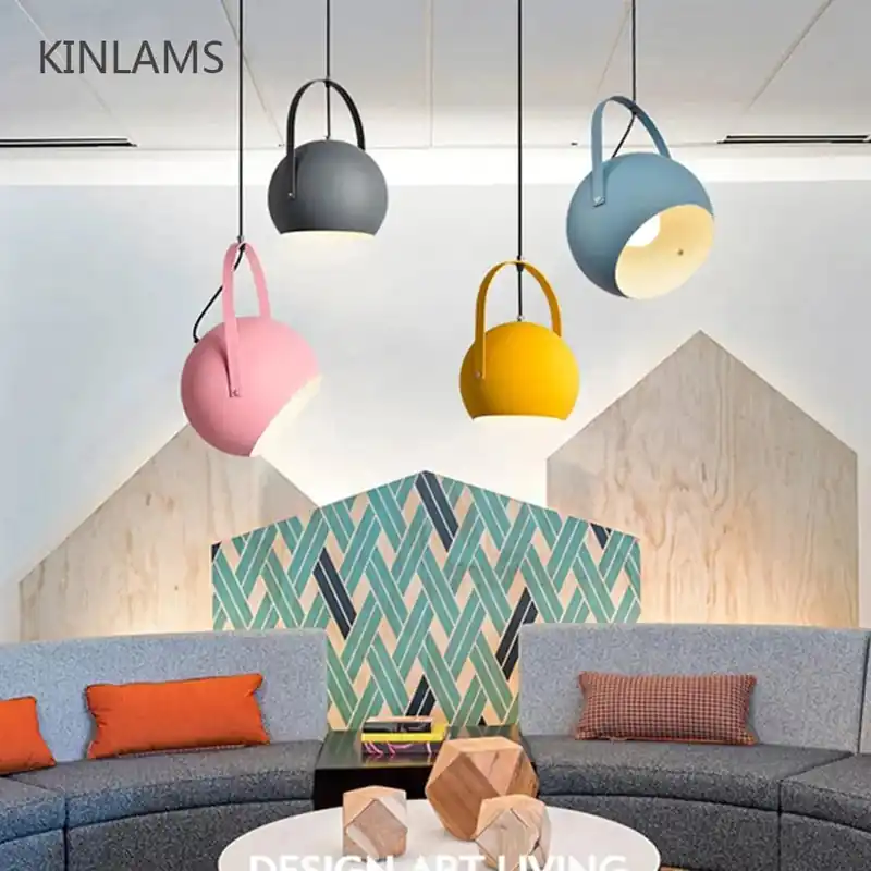 Suspension LED modernes lustre en fil coloré - Éclairage de qualité pour la maison et les restaurants