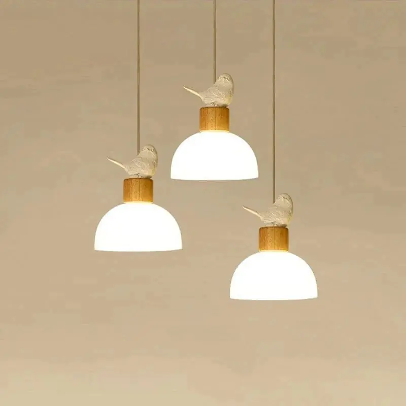 Suspension en verre nordique minimaliste - Élégance épurée