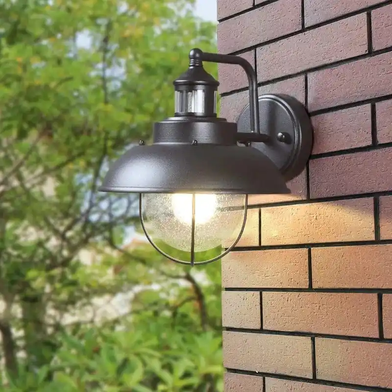 Lampe de jardin rétro extérieure Villa - Applique murale étanche pour E26, balcon, terrasse et couloir