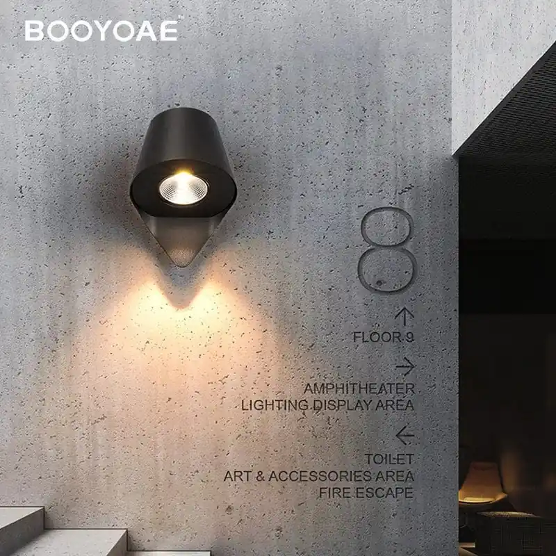 Applique murale extérieure IP54 pour l'entrée de la maison, le jardin et la terrasse