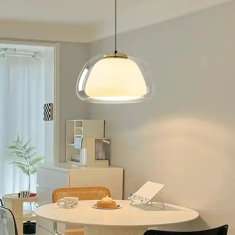 Nordique LED verre suspension minimaliste - Collection Crème Gelées - Lampes Design
