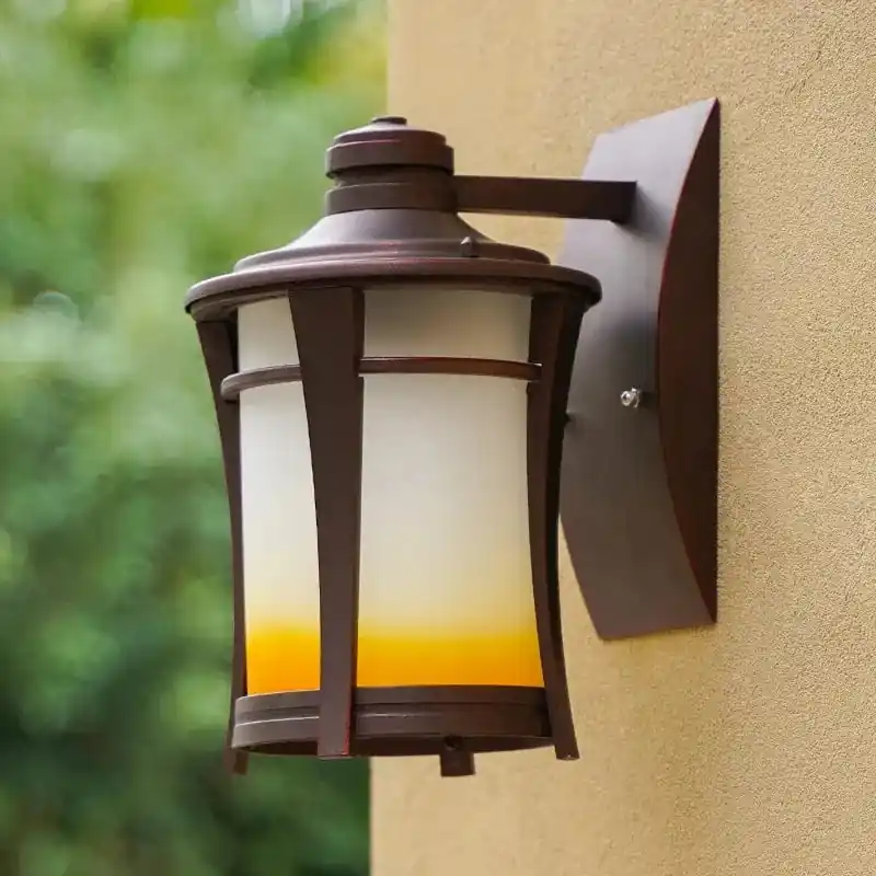 Lampe Murale Extérieure Rétro en Aluminium pour Villa, Jardin et Balcon