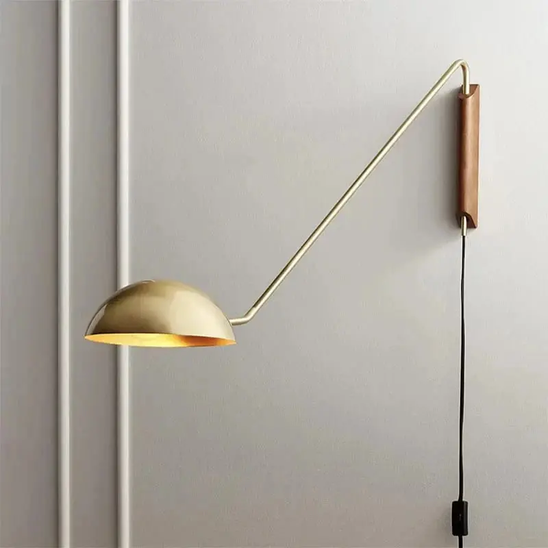 Lampe murale pivotante LED design minimaliste pour chambre et salon
