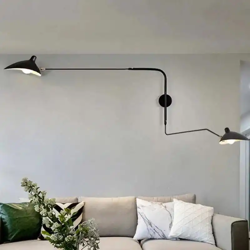 Applique murale LED Nordique Moderne Design - Bras Long Réglable