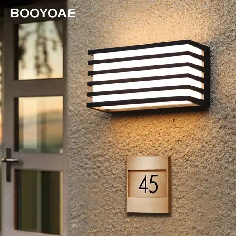 Applique murale étanche pour éclairage extérieur moderne