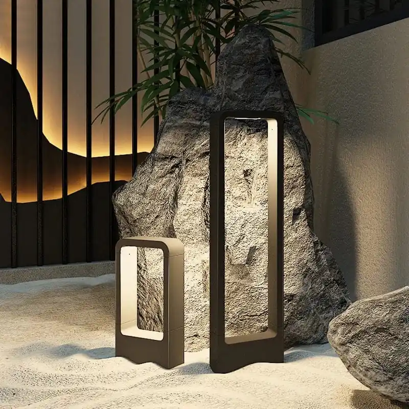Lumières de jardin modernes en aluminium - Étanches IP54 - Éclairage extérieur pour villas et paysages