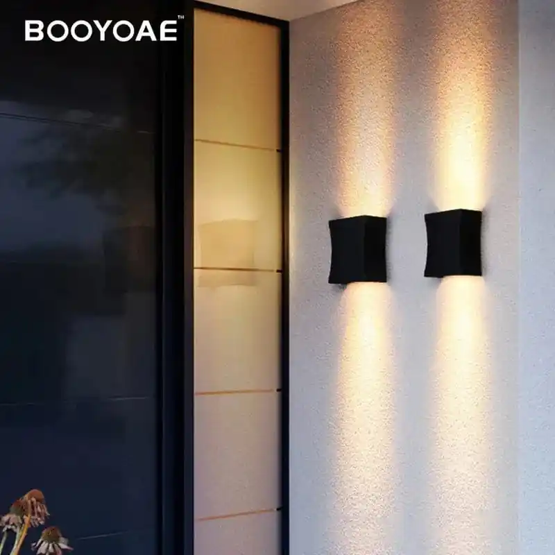 Éclairage mural LED pour l'extérieur - Idéal pour escalier, entrée, balcon, jardin, porche, terrasse - Étanche et polyvalent