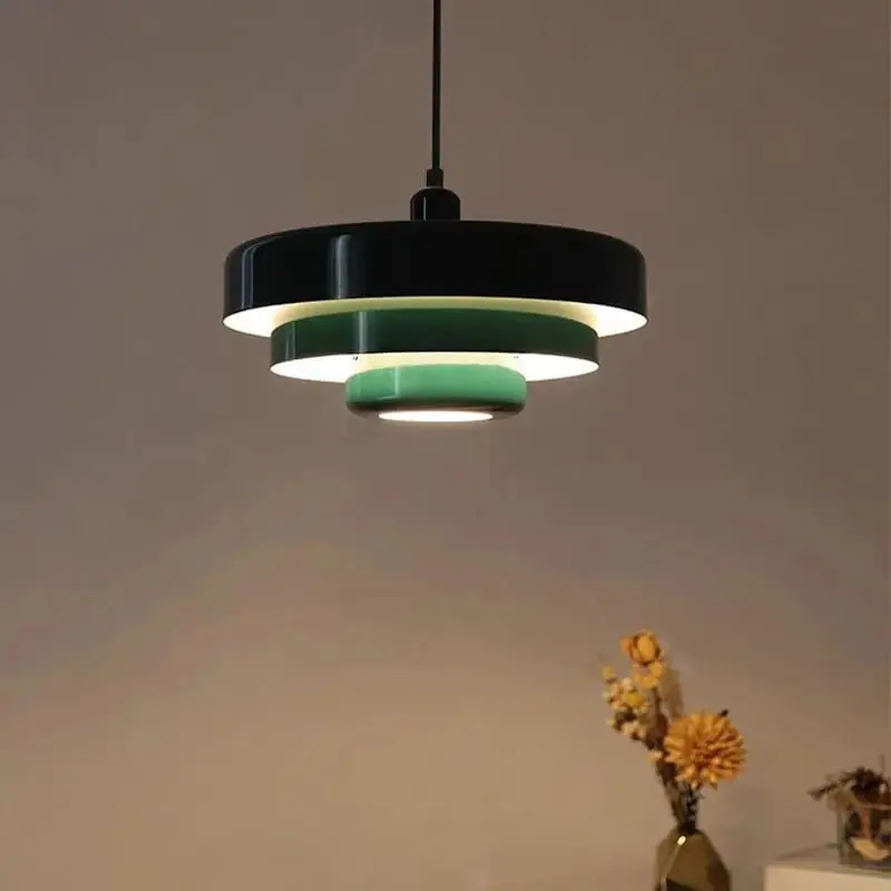 Suspension LED nordique de luxe à 3 niveaux