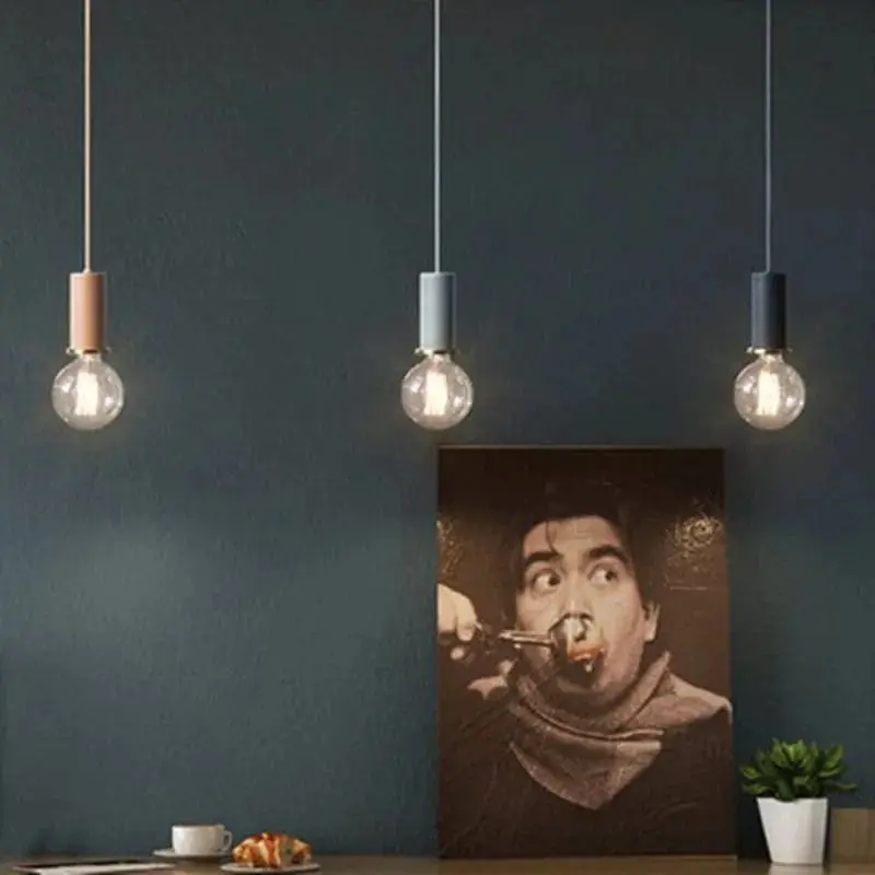 Suspension Nordique Macaron Simple pour Chambre et Cuisine