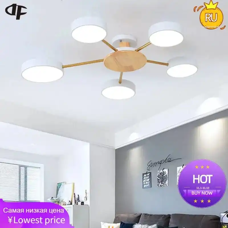 Plafonnier LED Scandinave Chic