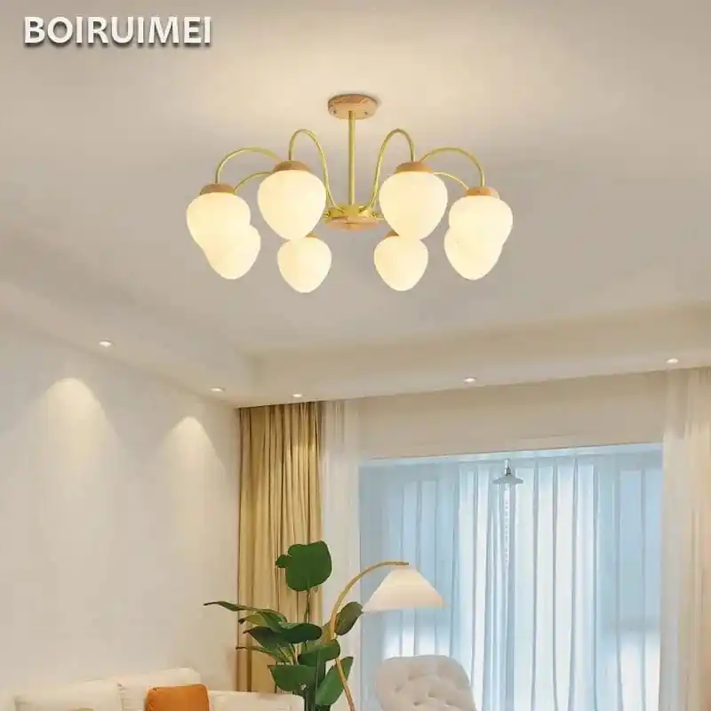 Lustre LED créatif pour salon style rétro restaurant chic