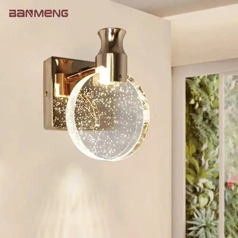 Applique murale LED nordique moderne en cristal - Luminis Design