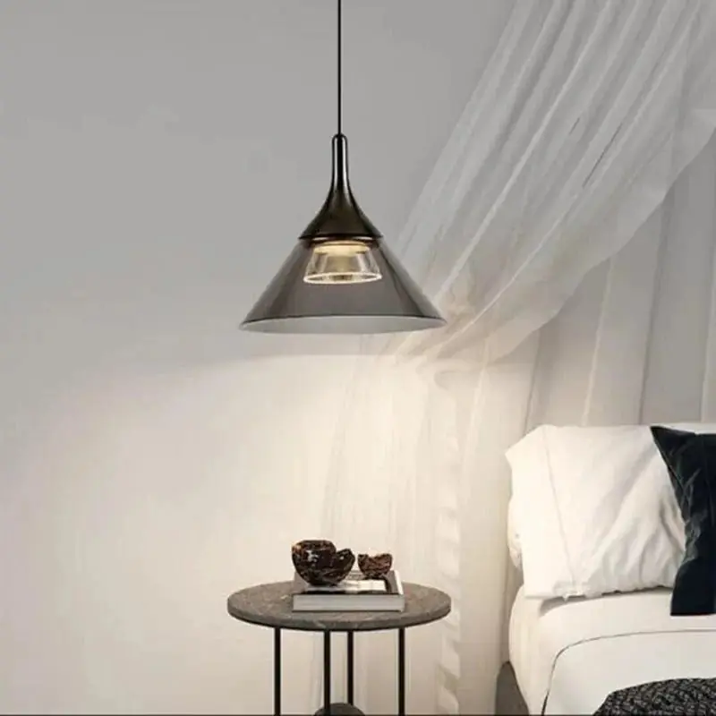Plafonnier LED Design en Aluminium et Verre