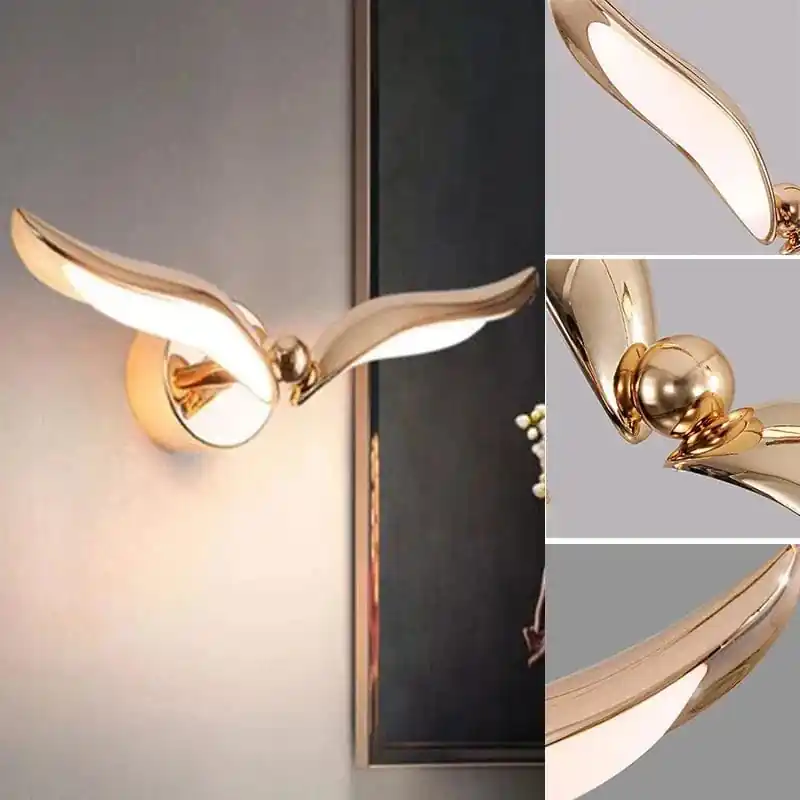 Applique murale moderne \\"Mouette Brillante\\"