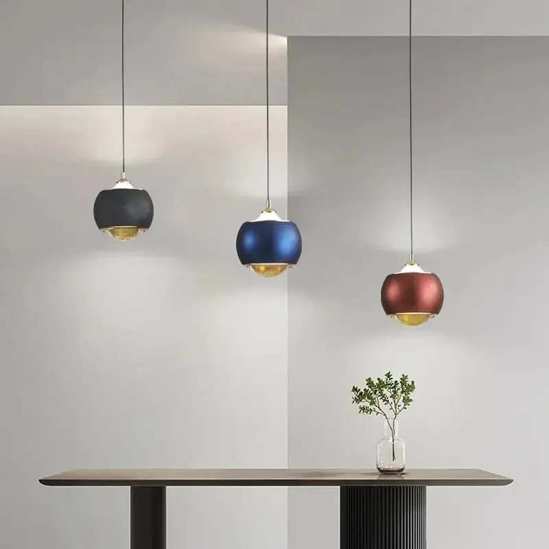 Lustre Nordique LED pour Hôtel Bar Restaurant Chambre Canapé TV