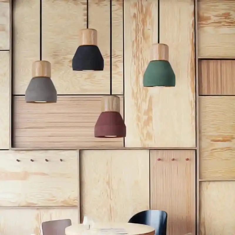 Suspension moderne pour chambre de chevet, foyer nordique coloré - Idéal pour bar, restaurant et hôtel
