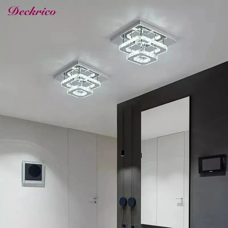 Lampe LED Crystalluxe de Luxe Moderne