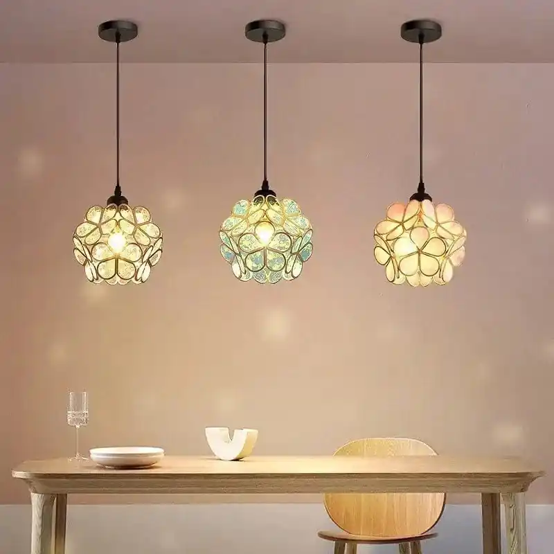 Lampe Macaron Pétale LED Moderne pour Salle à Manger et Balcon