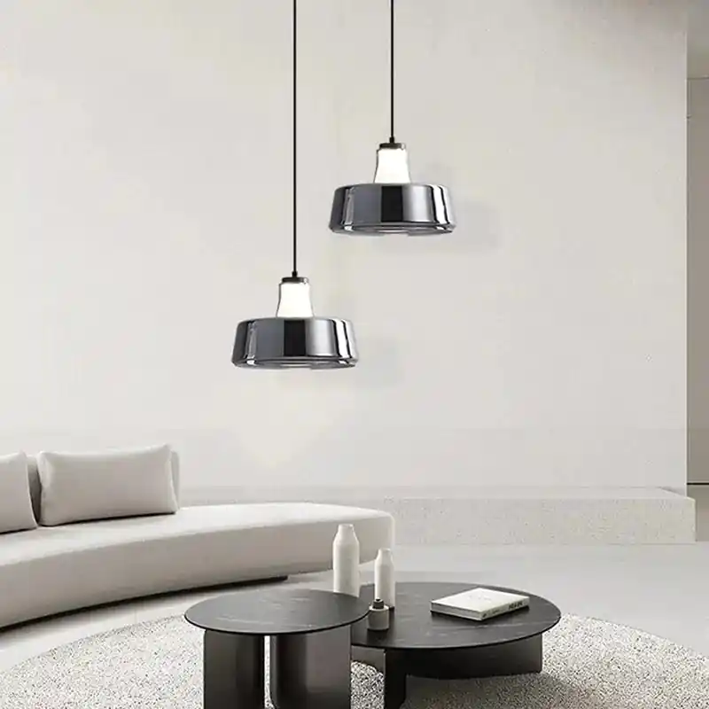 Suspension LED en verre au design nordique minimaliste - Luminairia