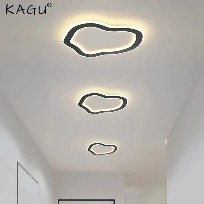 Plafonnier LED pour la maison intérieure : Lampe d'allée ronde simple Dia 25cm