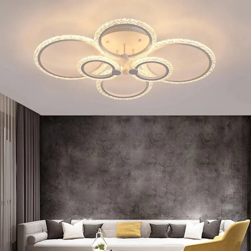 Plafonnier Nordica : Acrylique Bulle LED pour une Décoration Intérieure Minimaliste