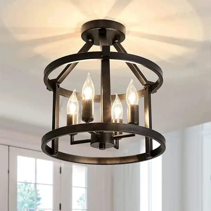 Plafonnier vintage américain rétro pour cuisine et salon - Style Americana