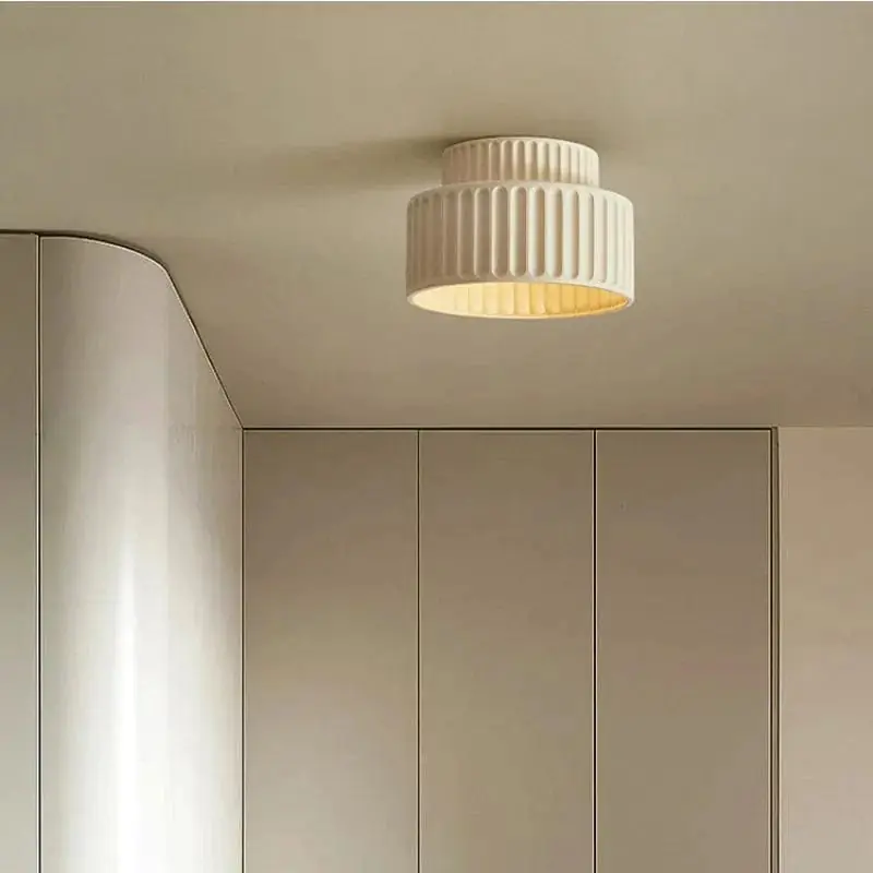 Plafonnier LED nordique Wabi Sabi - Luminaire Décoratif