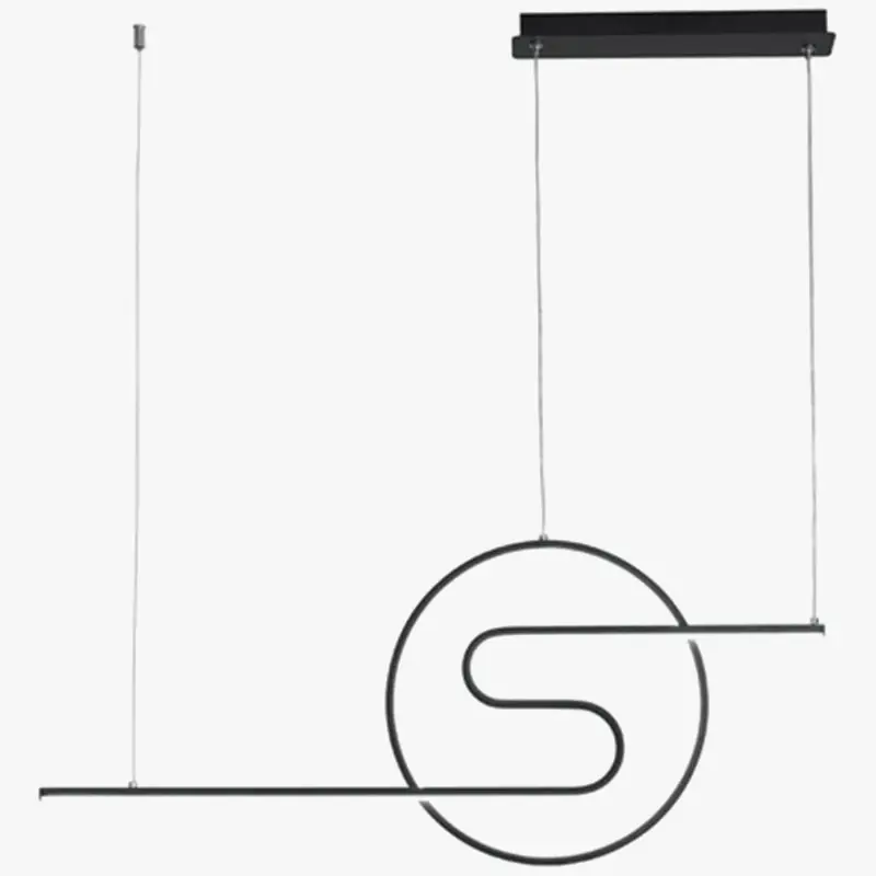Suspension Nordique LED Réglable pour Hôtel de Luxe