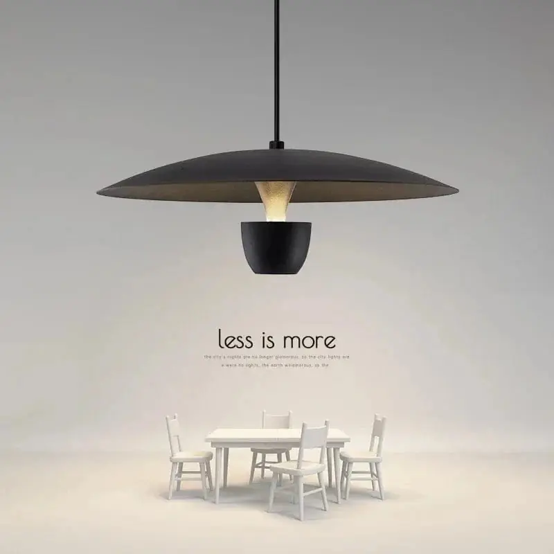 Suspension lumineuse LED nordique moderne - Décoration maison minimaliste de style nouveau.