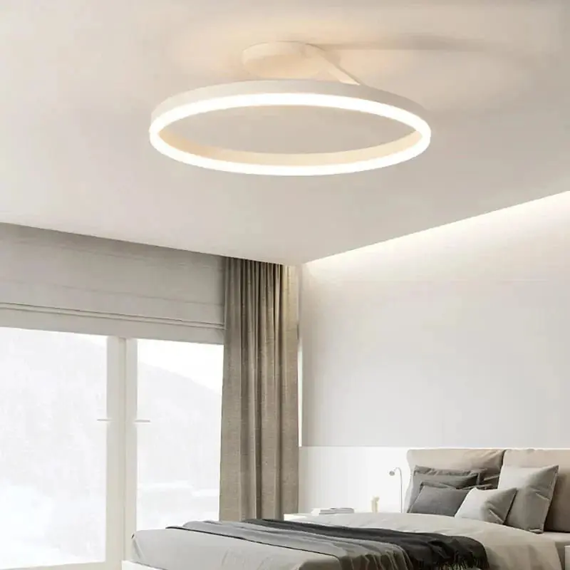 Lustre LED Anello: Design Épuré et Polyvalent