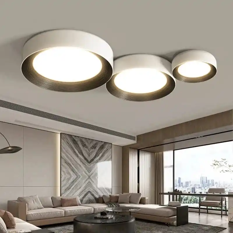 Lampe de couloir d'entrée moderne minimaliste - Protection des yeux - Lustre créatif - Plafonnier rond
