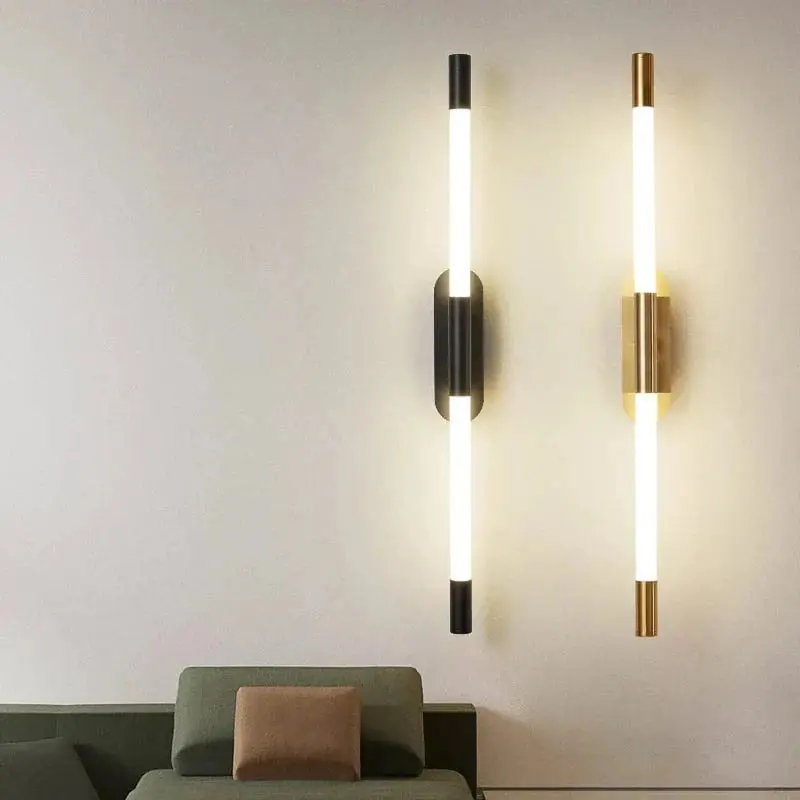 Applique Murale Nordique Moderne à Double Tête LED - Design Minimaliste