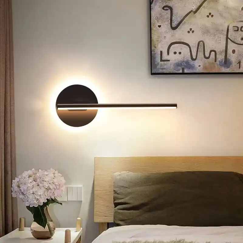 Lampe de chevet moderne pour hôtel avec éclairage et télévision