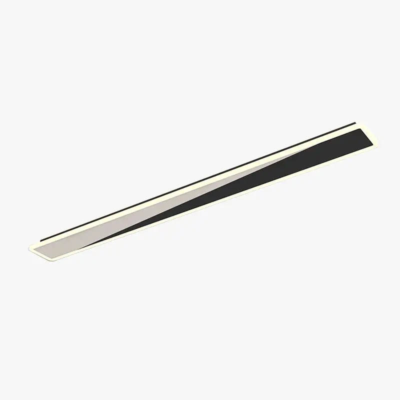 Lustre Minimaliste Nordique avec Bande Longue et Touche Créative