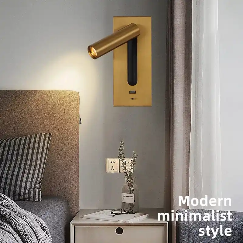 Applique murale LED multifonction avec interrupteur intégré