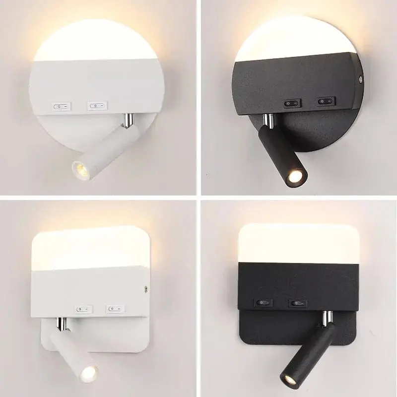 Applique murale LED Ultra-mince \\"Lumina\\" - Design chic pour hôtel - Éclairage Super Lumineux
