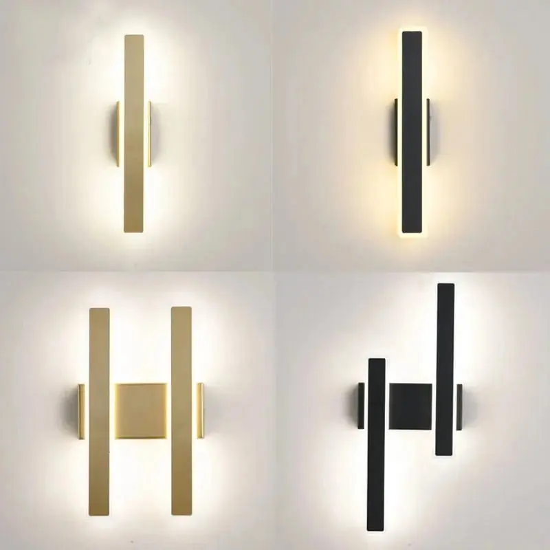 Applique murale nordique minimaliste \\"Nordic Strip\\" pour intérieur