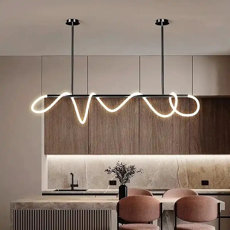 Lumières LED modernes pour la maison: Lampes suspendues design pour salon et salle à manger