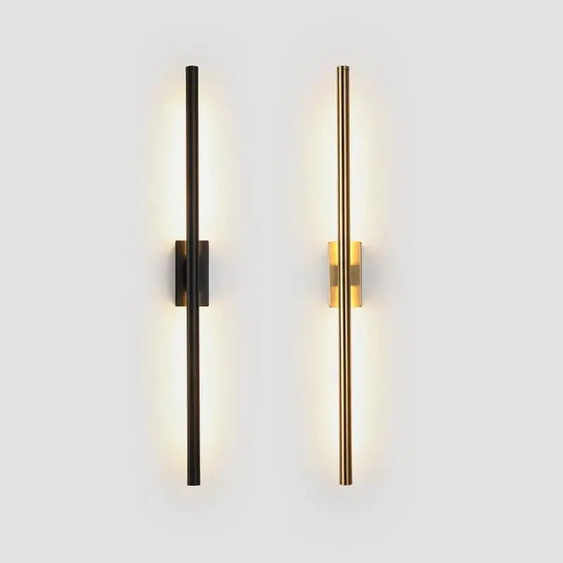 Applique murale LED minimaliste à longue bande - Éclairage moderne de qualité