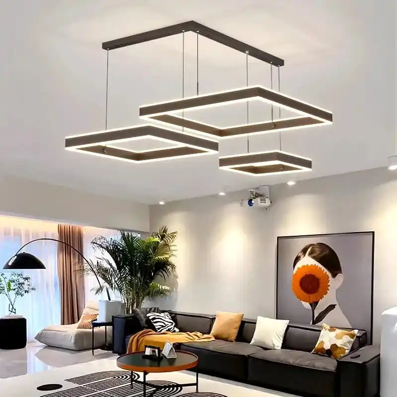 Suspensions modernes LED pour un éclairage intérieur tendance