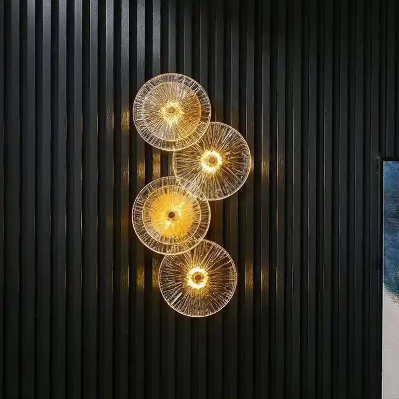 Lampe LED Nordica - Ronde en Verre, Design Moderne