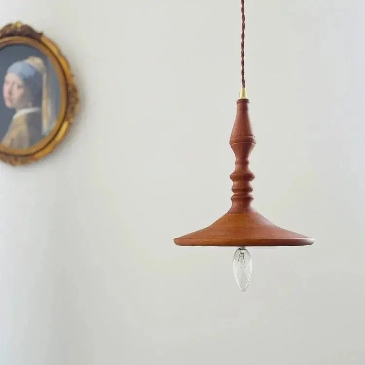Lampe de chevet rétro en bois style japonais pour bars et restaurants
