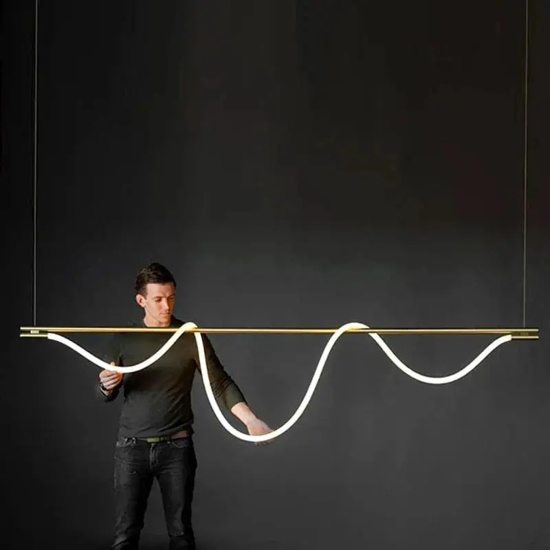 Lustre Design Moderne LED pour Illuminer Votre Intérieur